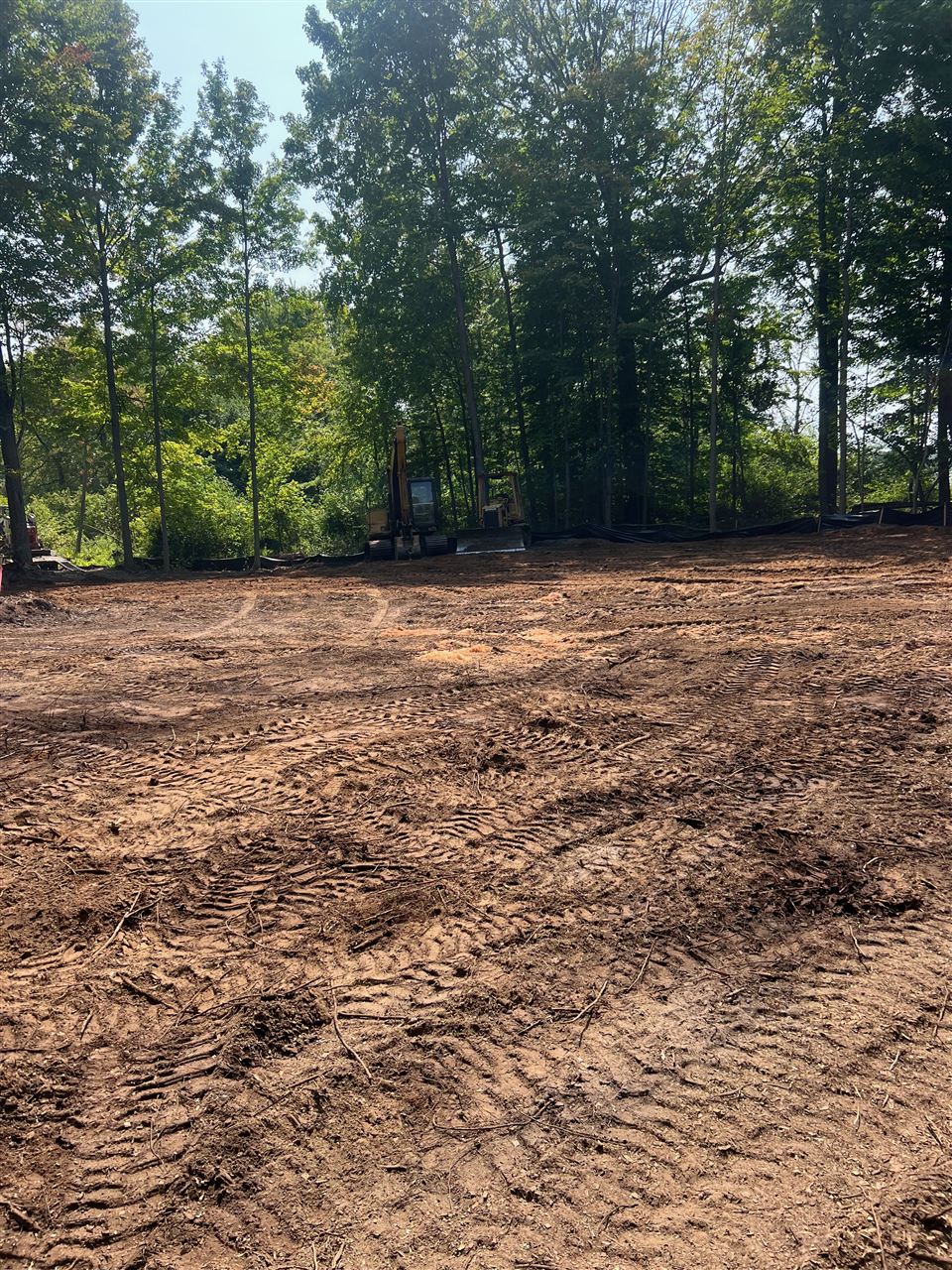 Site clearing in Allegan Michigan